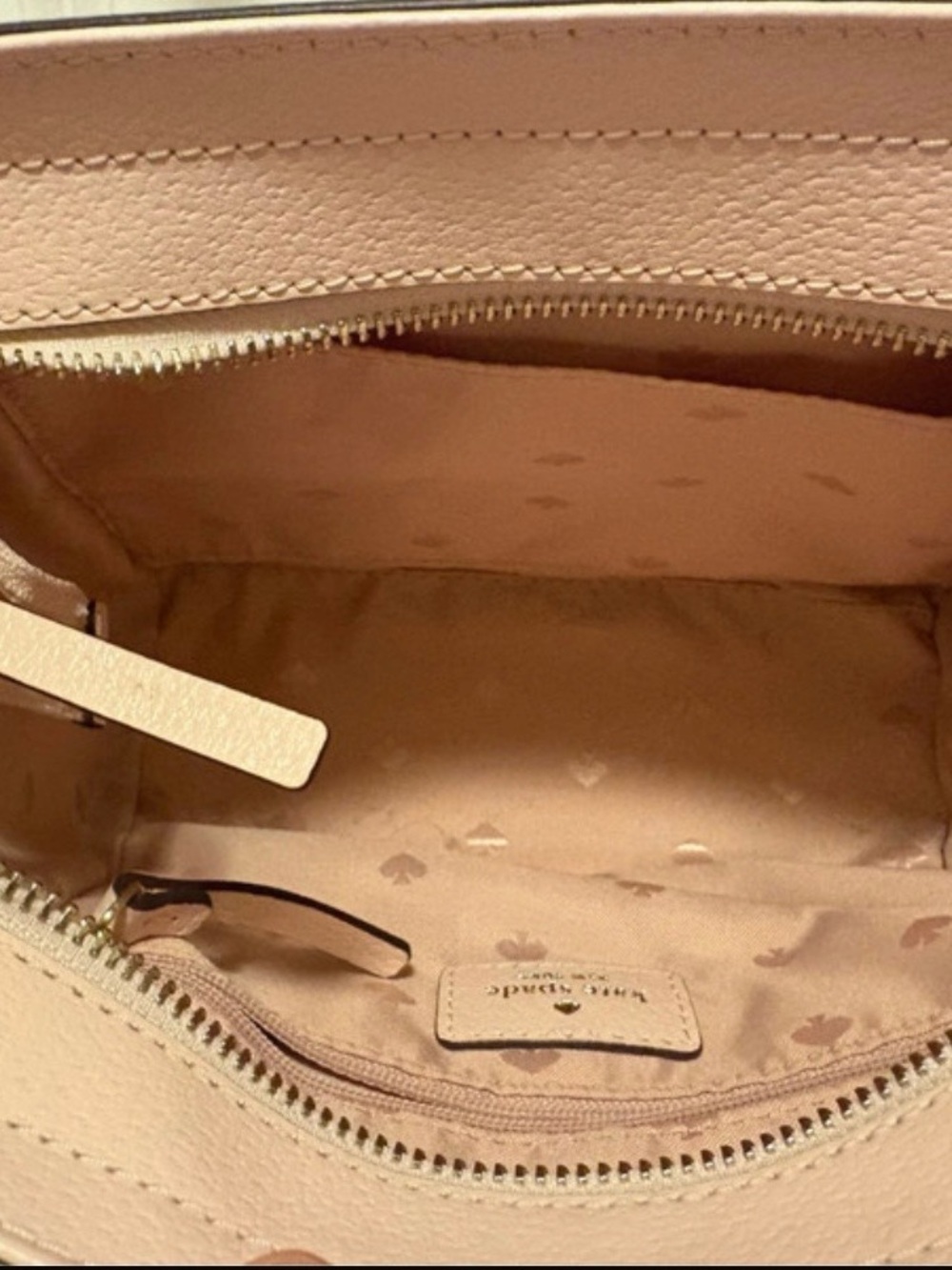 kate spade Blush Pink Pebbled Leather Crossbody Bag - Picture 6 of 6